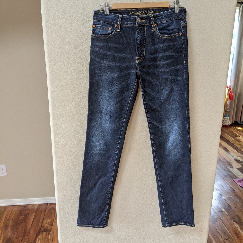 American Eagle Slim Straight Jeans Sz 30x34